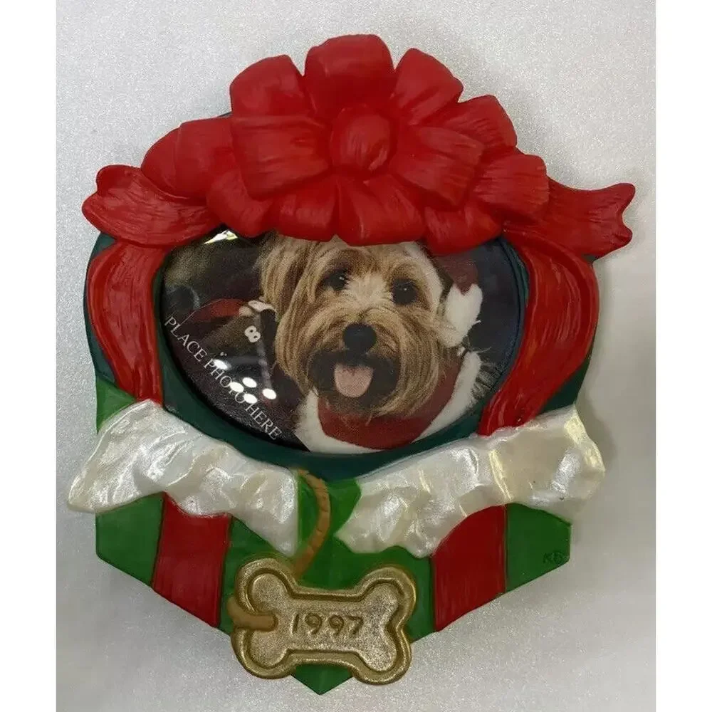 1997 Hallmark Special Dog Photo Frame‎ Ornament U69/6632